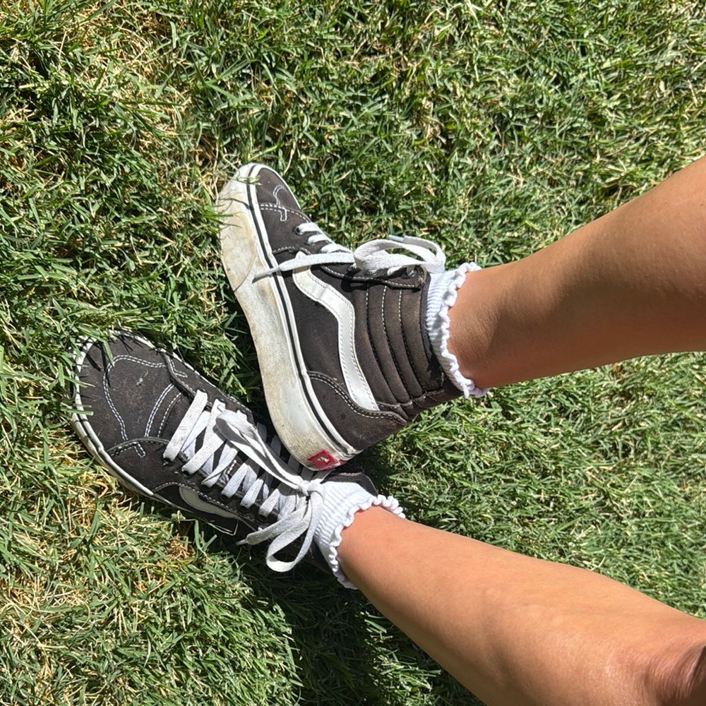 Vans Black and White Classic Sneakers